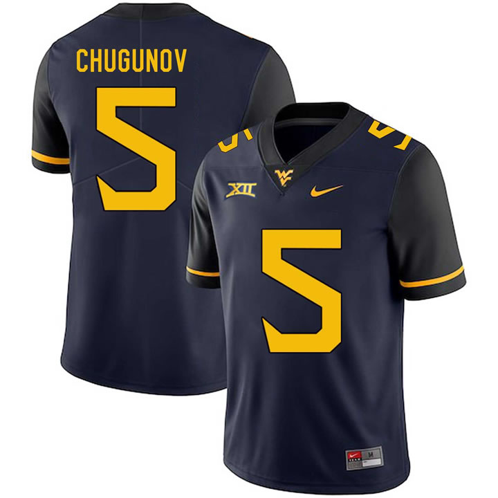 West Virginia Mountaineers 5 Chris Chugunov Navy College Football Jerseys Dzhi,We sell and wholesale West Virginia Mountaineers 5 Chris Chugunov Navy College Football Jerseys Dzhi on line form chian!